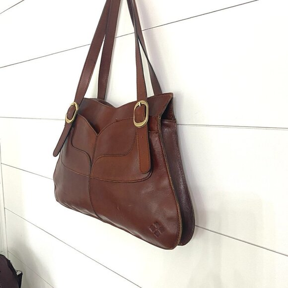 Patricia Nash Leather Parigi 10th Anniversary Shopper in British Tan - Picture 5 of 14